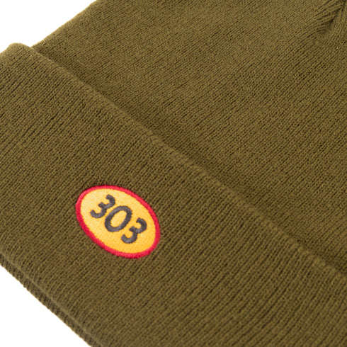 303 Boards - Oval Beanie (Olive)